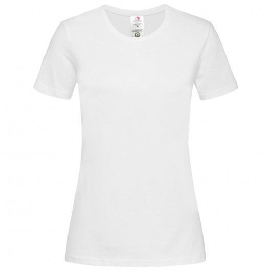 Womens Classic-T Organic Crew Neck White